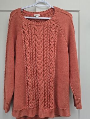 L.L. Bean Cable Knit Sweater.